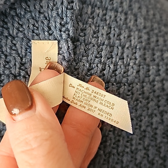 Matilda Jane Envision This Wrap thick knit blue cardigan sz XL - Picture 7 of 7